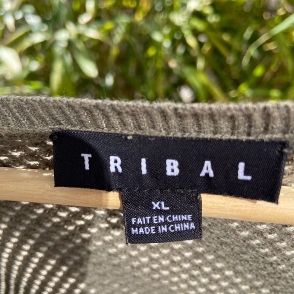 Asymmetrical Tribal Sweater - Picture 3 of 3